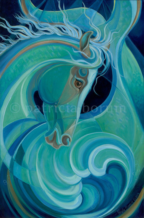 Mermare Pacifica Horse Print - Patricia Borum