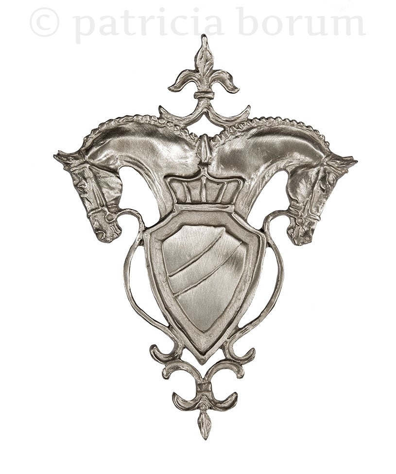 Classical Horse Crest ornament - Patricia Borum - 1