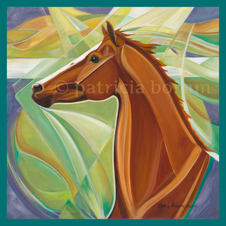California's Race Horse Print - Patricia Borum