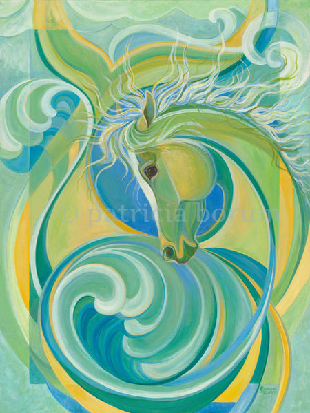 Mermare Atlantica Horse Print - Patricia Borum
