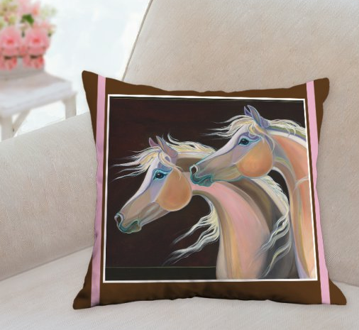 In Your dreams horses pillow Patricia Borum